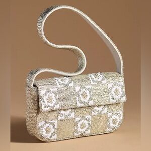 THE FIONA BEADED BAG: FLORAL EDITION Style No.  97579296 Silver Floral C…